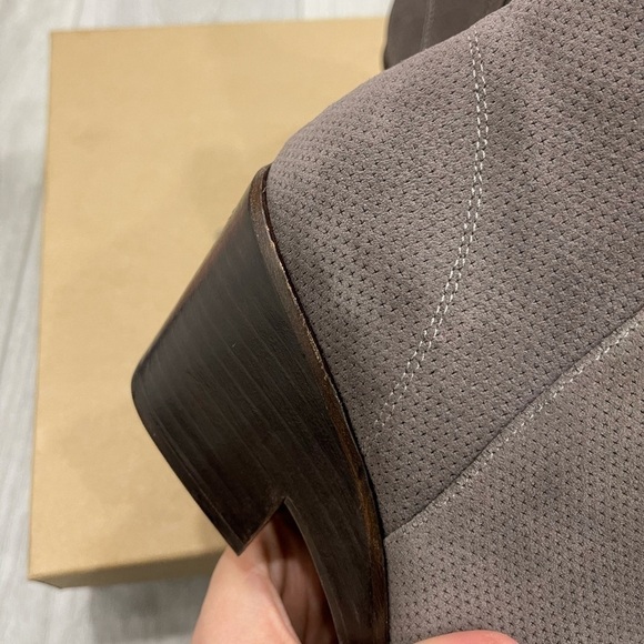 Gentle Souls Blaise Wedge Bootie 2 Concrete 9 - Picture 8 of 9